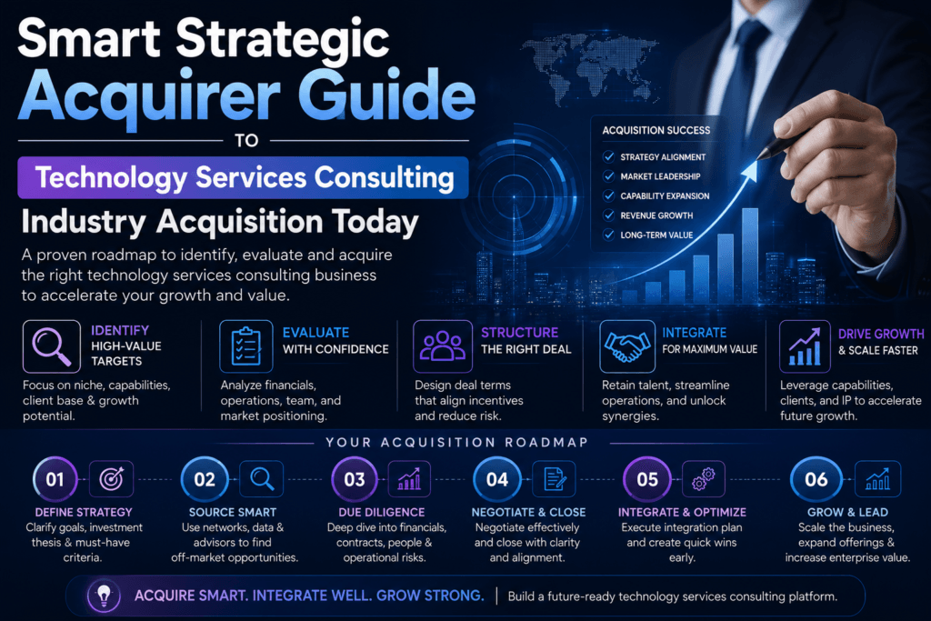 Smart Strategic Acquirer Guide to Technology Services Consulting Industry Acquisition Today