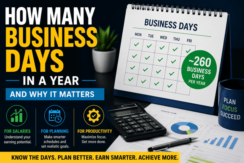 How Many Business Days in a Year and Why It Seriously Matters for Salaries, Smart Planning, and Productivity Growth