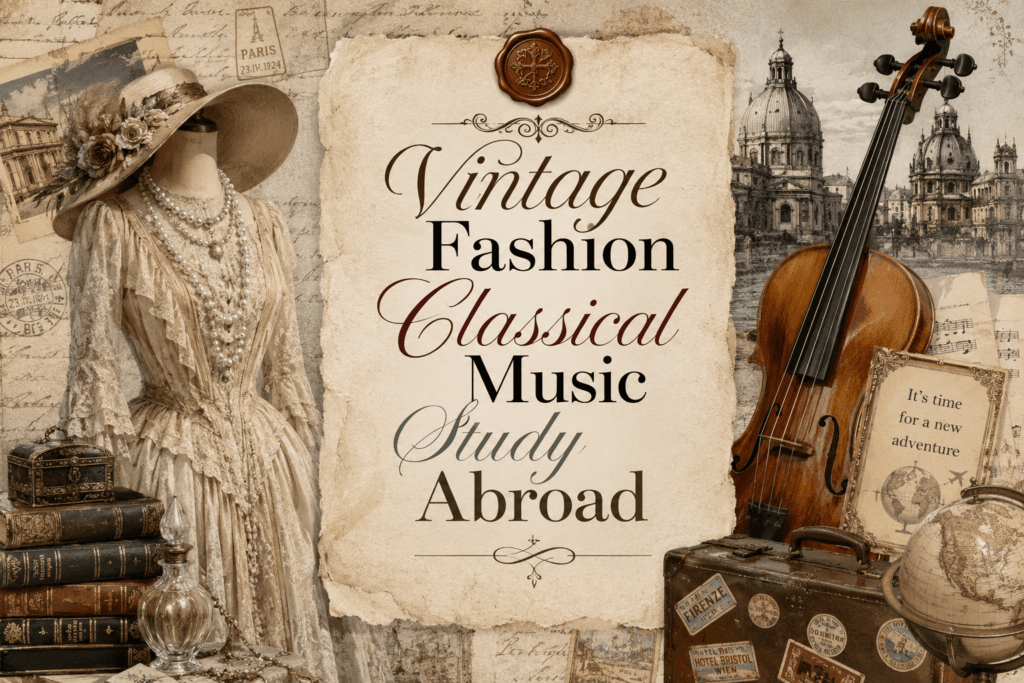 Vintage Fashion Classical Music Study Abroad: 7 Amazing Trends You Should Know