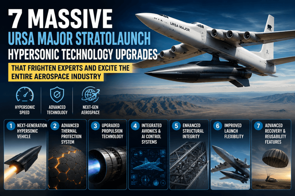 7 Massive Ursa Major Stratolaunch Hypersonic Technology Upgrades That Frighten Experts and Excite the Entire Aerospace Industry