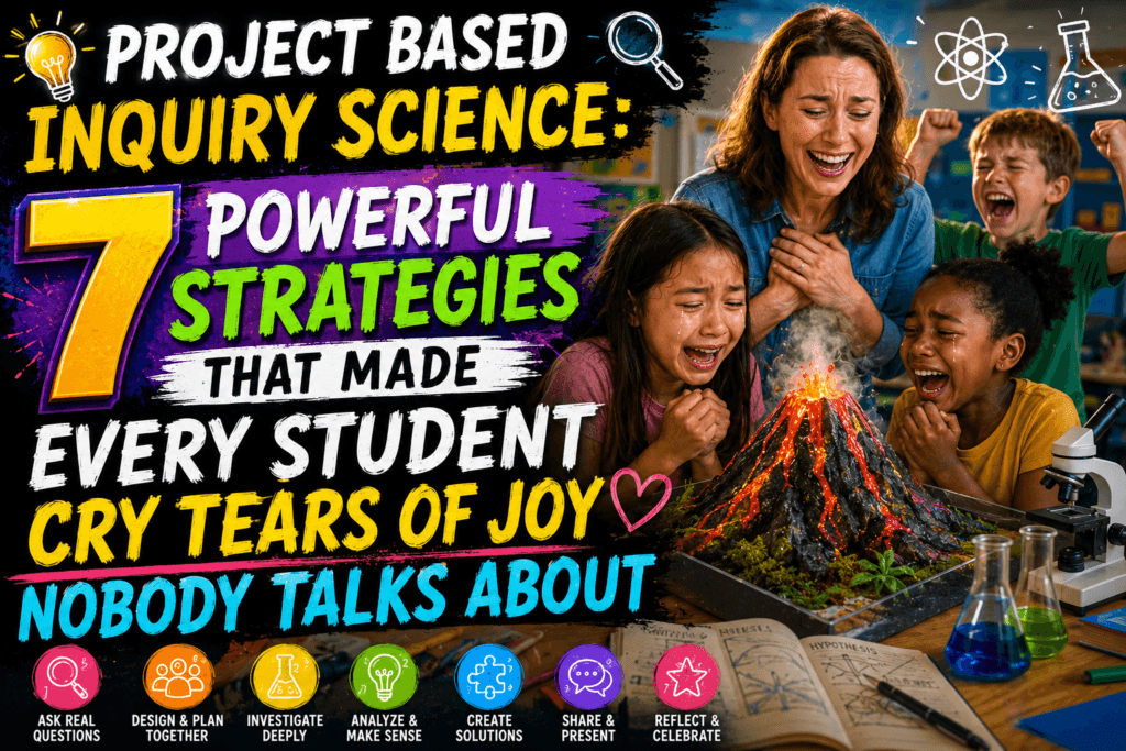 Project Based Inquiry Science: 7 Powerful Strategies That Made Every Student Cry Tears of Joy Nobody Talks About