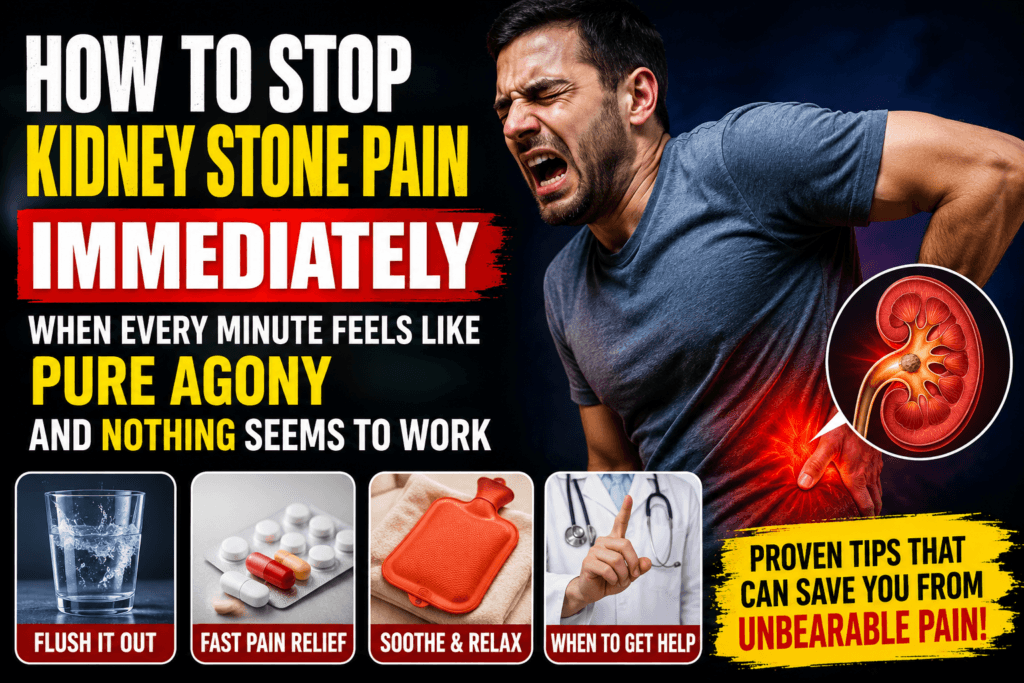 How to Stop Kidney Stone Pain Immediately When Every Minute Feels Like Pure Agony and Nothing Seems to Work