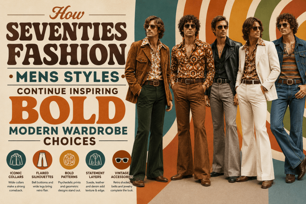 How Seventies Fashion Mens Styles Continue Inspiring Bold Modern Wardrobe Choices
