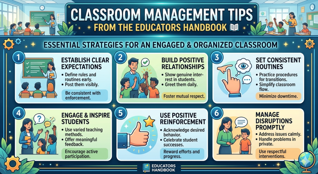 Classroom Management Tips From Educators Handbook