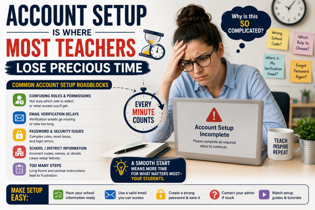 Account Setup Is Where Most Teachers Lose Precious Time