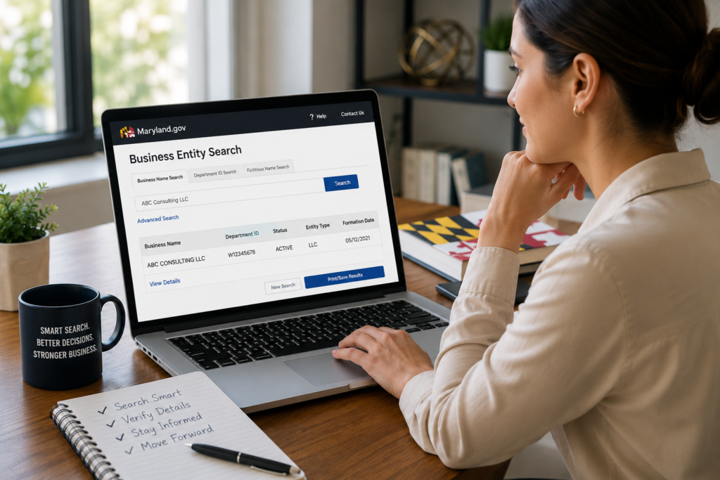How to Actually Run a Maryland Business Entity Search Without Getting Frustrated