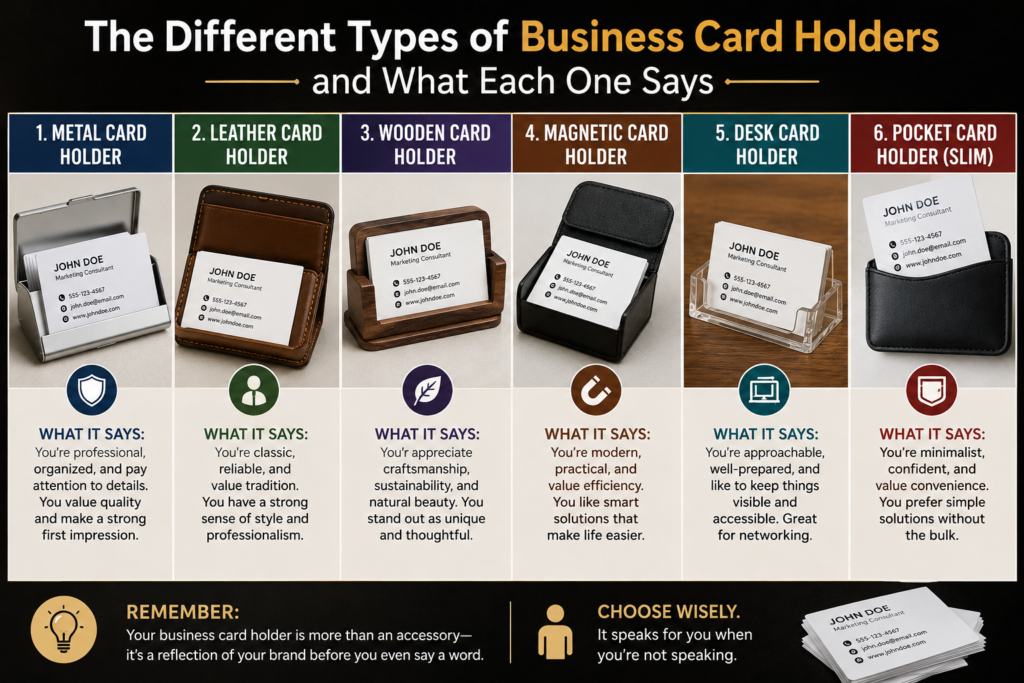 Different Types of Business Card Holders