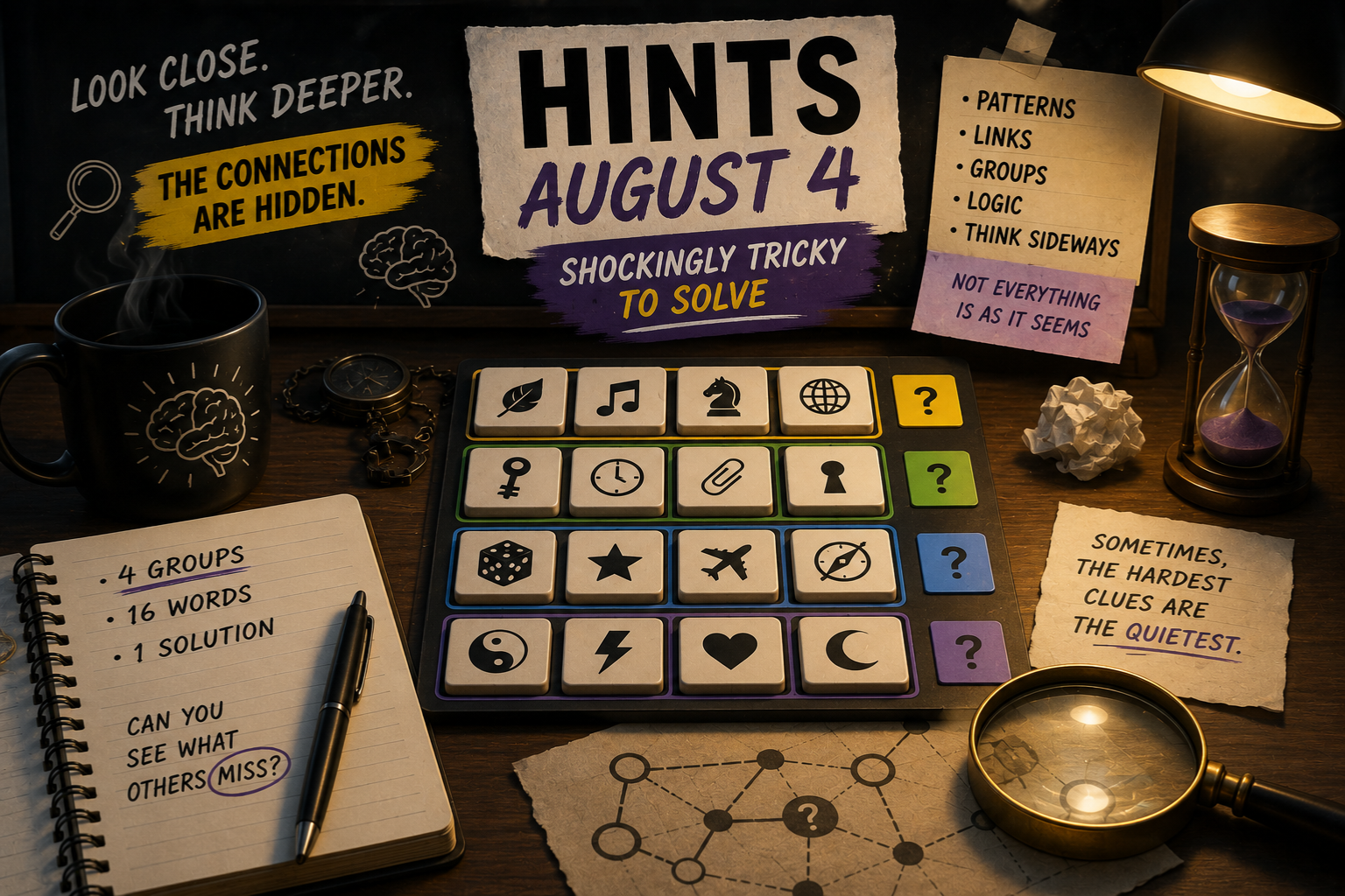 nyt connections hints august 4