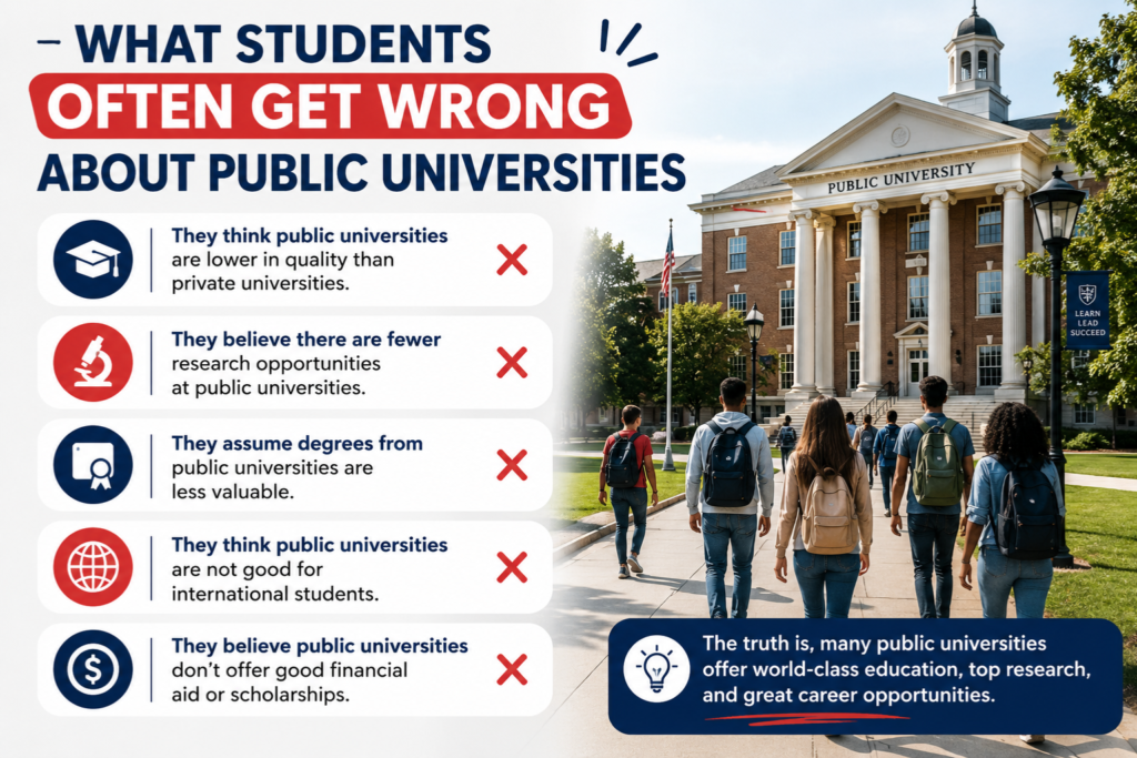 What Students Often Get Wrong About Public Universities