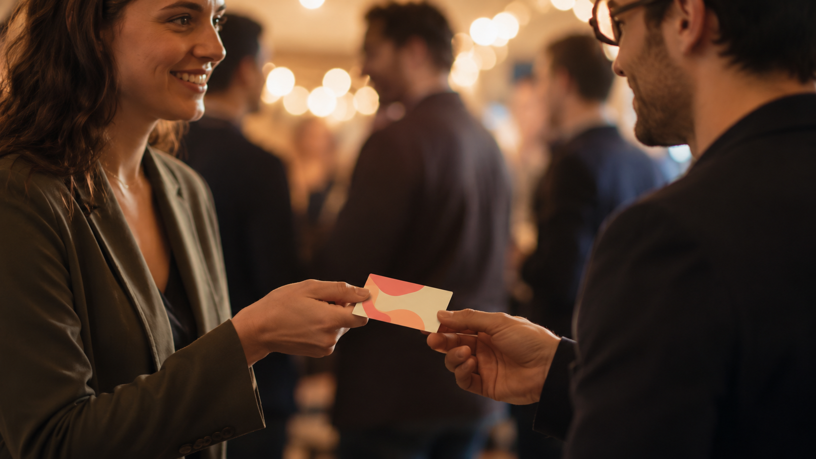 happy business card